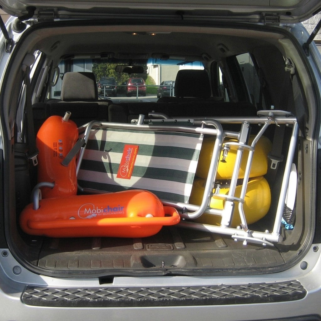 How do wheelchair people go to the beach