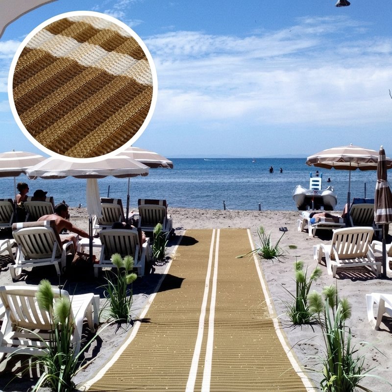 5 ft wide Wood-like Roll-up Walkway - product photo 1