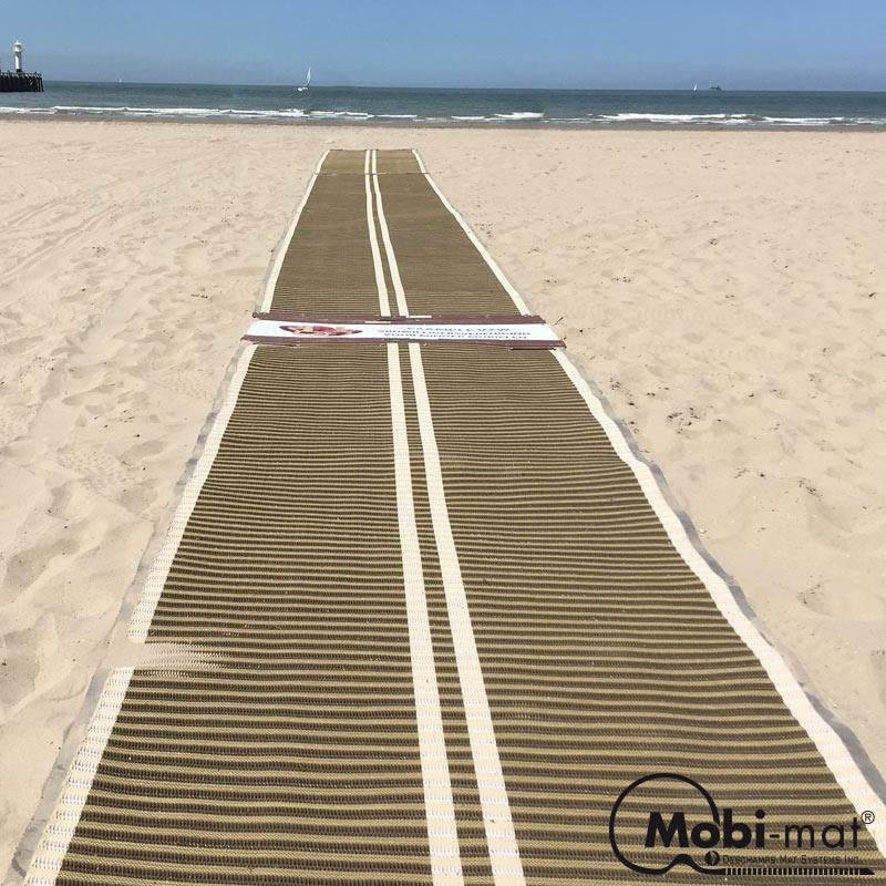 5 Ft Wide Wood-Like Roll-Up Walkway